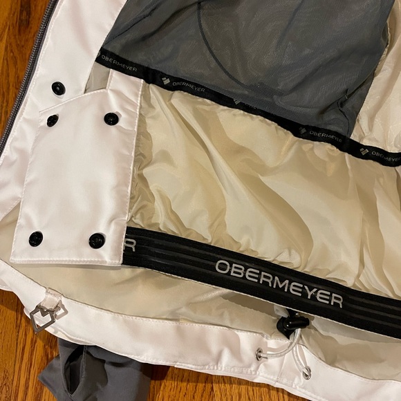 Obermeyer Women's White COSIMA Ski Jacket - Picture 8 of 15